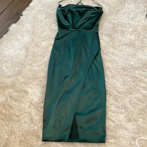 Green satin Windsor Small
